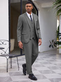 Classic 3-Piece Suit Set with Tie (US Only) Suit Set coofandy
