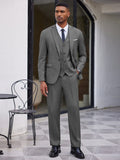 Classic 3-Piece Suit Set with Tie (US Only) Suit Set coofandy