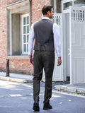 Wedding Formal Prom 3 Piece Slim Fit Tuxedo Suit Set (US Only) Suit Set Coofandy
