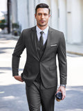 Wedding Formal Prom 3 Piece Slim Fit Tuxedo Suit Set (US Only) Suit Set Coofandy