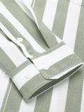 Casual Striped Button Up Shirts (US Only) Shirts coofandy