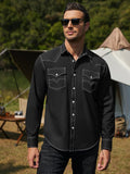 Western Cowboy Style Cotton Shirt (US Only) Shirts coofandy