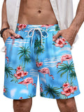 Hawaiian Quick Dry Flower Shorts (US Only) Shorts coofandy PAT6 S