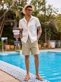 Classic Solid Linen Shorts (US Only) Shorts coofandy