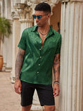 Silk Satin Jacquard Shirt (US Only) Shirts coofandy