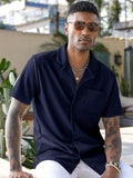 Leisure Wrinkle Free Cuban Shirt (US Only) Sets coofandy