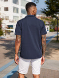 Leisure Wrinkle Free Cuban Shirt (US Only) Sets coofandy