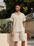 Casual Waffle Shirt Holiday Set (US Only) Sets coofandy