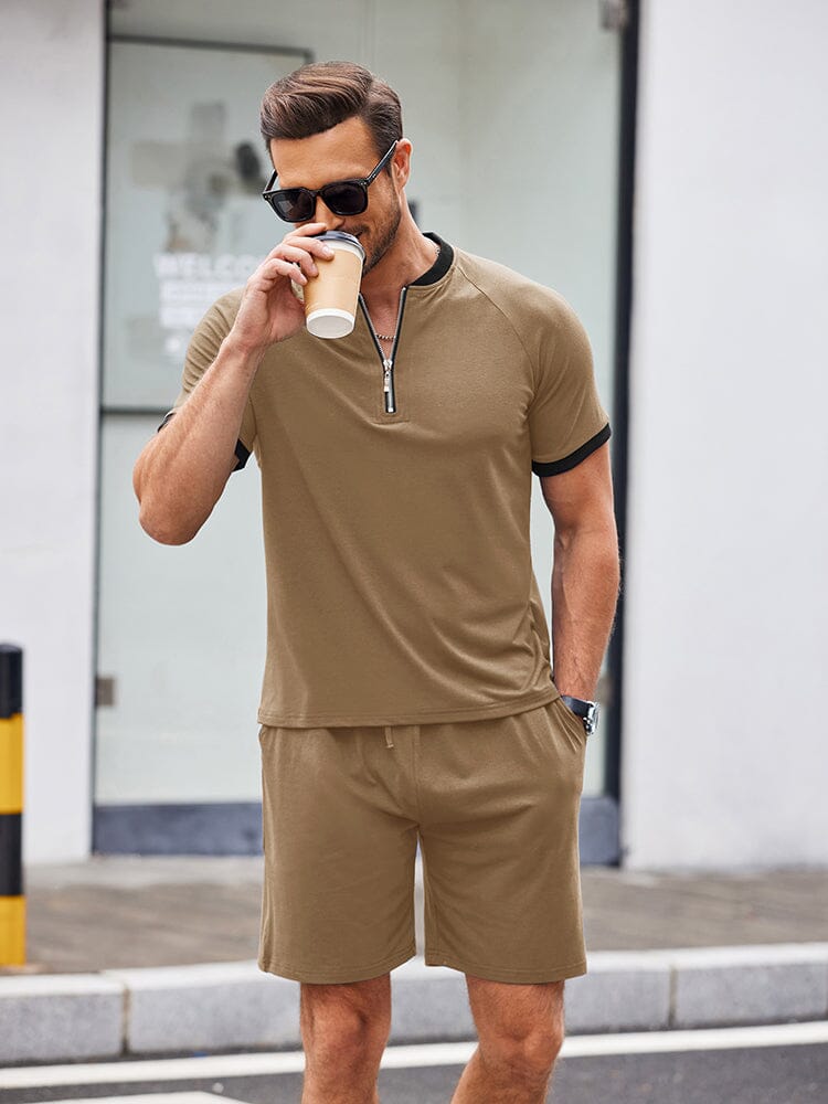 Gold Button Soft Touch Tracksuit main image 0