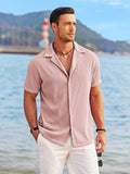 Breathable Pit Strip Laple Shirt (US Only) Shirts coofandy