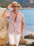 Breathable Pit Strip Laple Shirt (US Only) Shirts coofandy