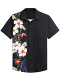 Stylish Hawaiian Floral Shirt (US Only) Shirts coofandy Black - Floral S