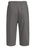 Casual Linen 3/4 Beach Yoga Shorts (US Only) Shorts coofandy