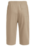 Casual Linen 3/4 Beach Yoga Shorts (US Only) Shorts coofandy