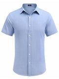 Classic Pure Cotton Button Up Shirt (US Only) Shirts coofandy