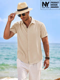 Casual Linen Skin-friendly Shirts (US Only)