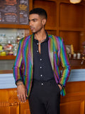 Stylish Metallic Blazer Jacket (US Only) Blazer coofandy
