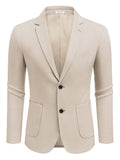 Casual Knitted Blazer Suit Jacket (US Only) Blazer coofandy Apricot S