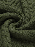 Casual Cable Knit Henley Sweater Shirts coofandy