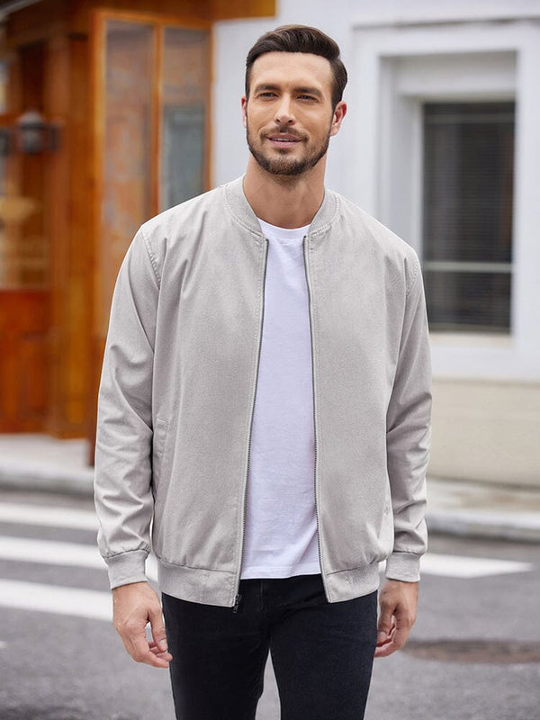 Casual Lightweight Bomber Jacket (US Only) Jackets coofandy