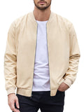 Casual Lightweight Bomber Jacket (US Only) Jackets coofandy