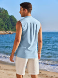 Casual Lightweight Henley Tank Top (US Only) Tank Tops coofandy