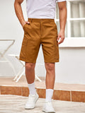 Casual Outdoor Cargo Shorts (US Only) Shorts coofandy Brown 31