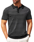 Classic Solid Color Knit Polo Shirt (US Only)