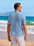 Breathable Fashion Hollow Knit Shirt (US Only) Shirts coofandy