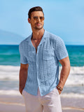 Breathable Fashion Hollow Knit Shirt (US Only) Shirts coofandy