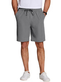 Casual Elastic Waist Shorts (US Only) Shorts coofandy Grey S