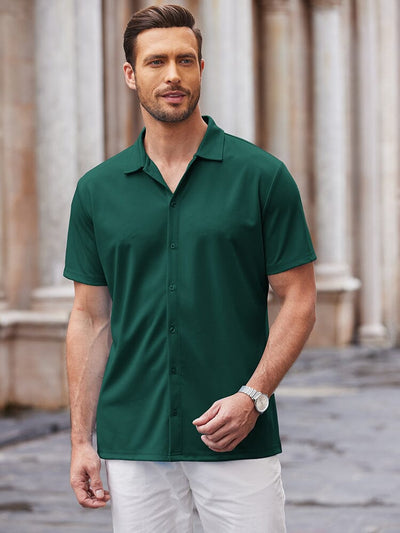 Casual Wrinkle Free Stretch Shirt (US Only) Shirts coofandy 