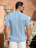 Vintage Knit Button Up Shirt (US Only) Shirts coofandy