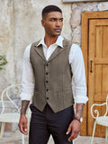 Slim Fit Notch Lapel Formal Vest (US Only) Vest coofandy