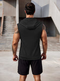Hooded Workout Tank Top (US Only) Tank Tops coofandy
