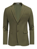 Versatile Cotton Suit Jacket (US Only) Blazer coofandy Army Green S