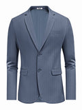 Versatile Cotton Suit Jacket (US Only) Blazer coofandy Blue S