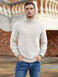 Lightweight Mock Neck Sweaters (US Only) Sweater coofandy