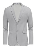 Versatile Cotton Suit Jacket (US Only) Blazer coofandy Light Grey S