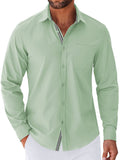 Elegant Untucked Dress Shirt (US Only) Shirts coofandy Light Green S