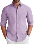 Casual Faux Denim Shirt (US Only) Shirts coofandy Purple S