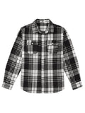 Classic Button Down Flannel Shirt (US Only) Shirts coofandy PAT2 S