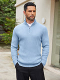 Timeless Stand Collar Knit Sweater (US Only) Sweater coofandy