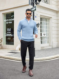 Timeless Stand Collar Knit Sweater (US Only) Sweater coofandy