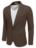 Vintage Herringbone Suit Jackets (US Only) Blazer coofandy Brown S