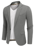 Vintage Herringbone Suit Jackets (US Only) Blazer coofandy Dark Grey S