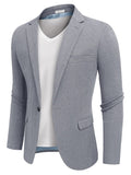 Vintage Herringbone Suit Jackets (US Only) Blazer coofandy Blue S