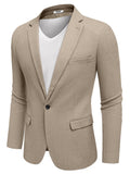 Vintage Herringbone Suit Jackets (US Only) Blazer coofandy Khaki S