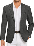 Lightweight Business Suit Jackets (US Only) Blazer coofandy Dark Grey S