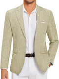 Lightweight Business Suit Jackets (US Only) Blazer coofandy Beige S